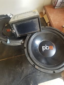 PowerBass and planet audio doble din all together