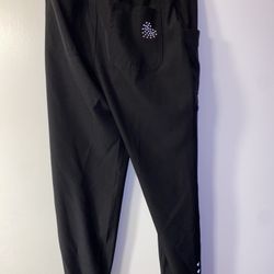 Black Joggers Scrub Pants