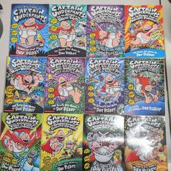 Captain Underpants FULL Series Set Of 12 