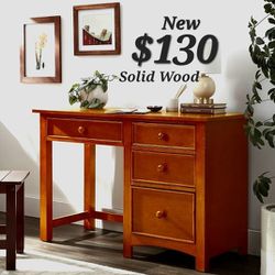 Elegant Wooden Oak Desk || Wood Desk