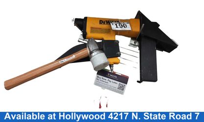 Dewalt Dwmiifs Yellow Manual Staple Gun
