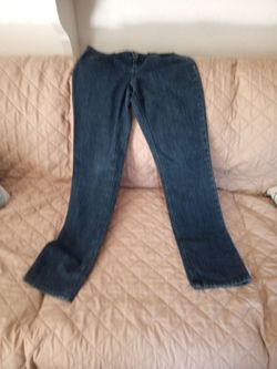Dark Wash Straight Leg Jeans size 16 regular $6
