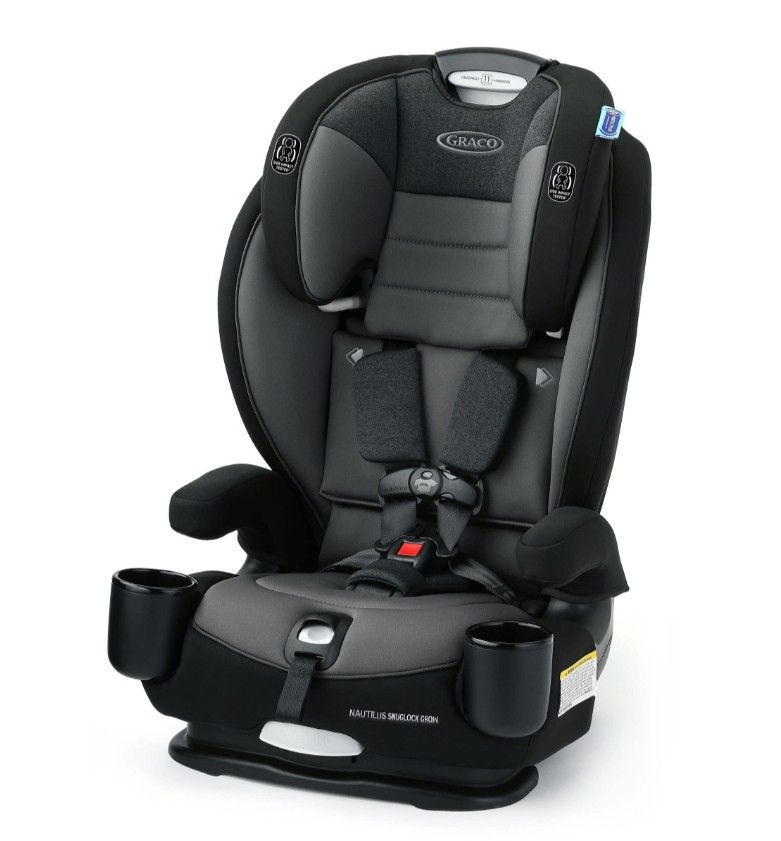 Graco Nautilus SnugLock Grow 3 In 1 Forward Facing Harness Booster | Grows With Child, Franco