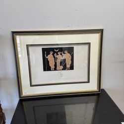 Vintage Grecian Art in a beautiful frame