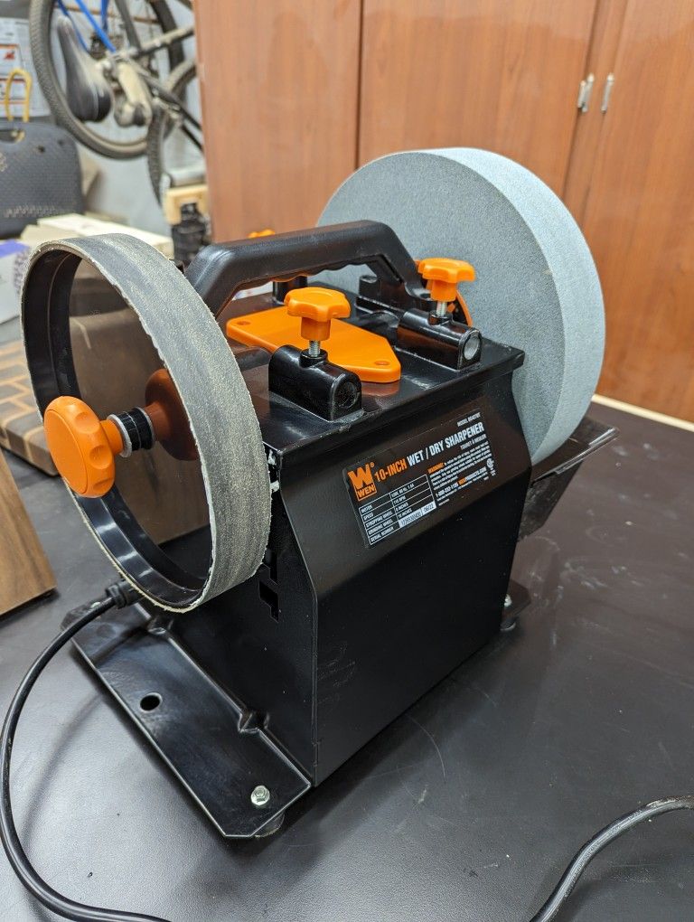 WEN wet/Dry Sharpening System W/ Tormek Stone Grader And Angle Guide