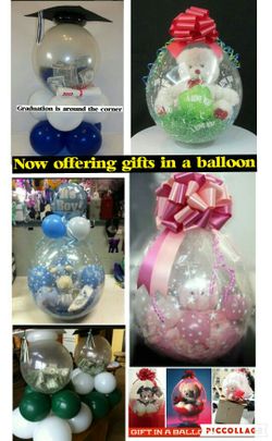 Gift in a balloon