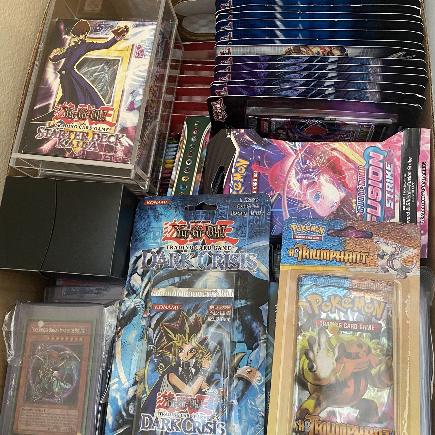 pokemon and yugioh cards for sale Leather TCG Deck Boxes Yugioh/MTG/Pokemon providing ample space to store and organize your cards I found some random old-looking