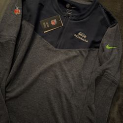 Seattle Seahawks Nike Sideline Quarter Zip | Size: 2XL