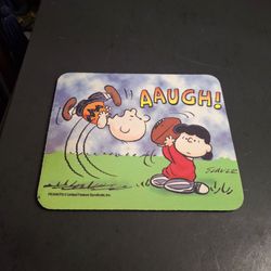Peanuts Mouse Pad: Charlie Brown "AAUGH!" 9" X 8"