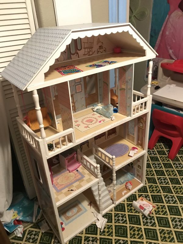 antique barbie house