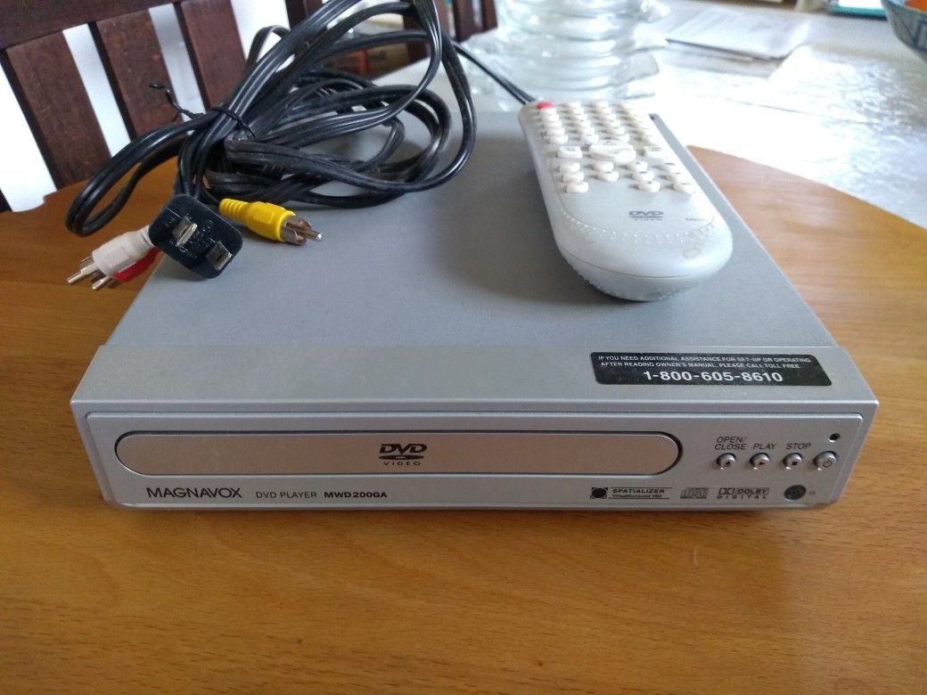 Magnavox DVD player w remote