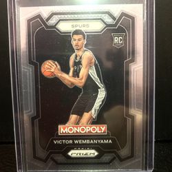 Victor Wembanyama NBA Monopoly Prizm