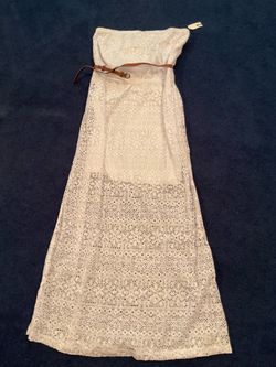 New ladies strapless dress-size Large-$15 Firm,No Holds or Spam
