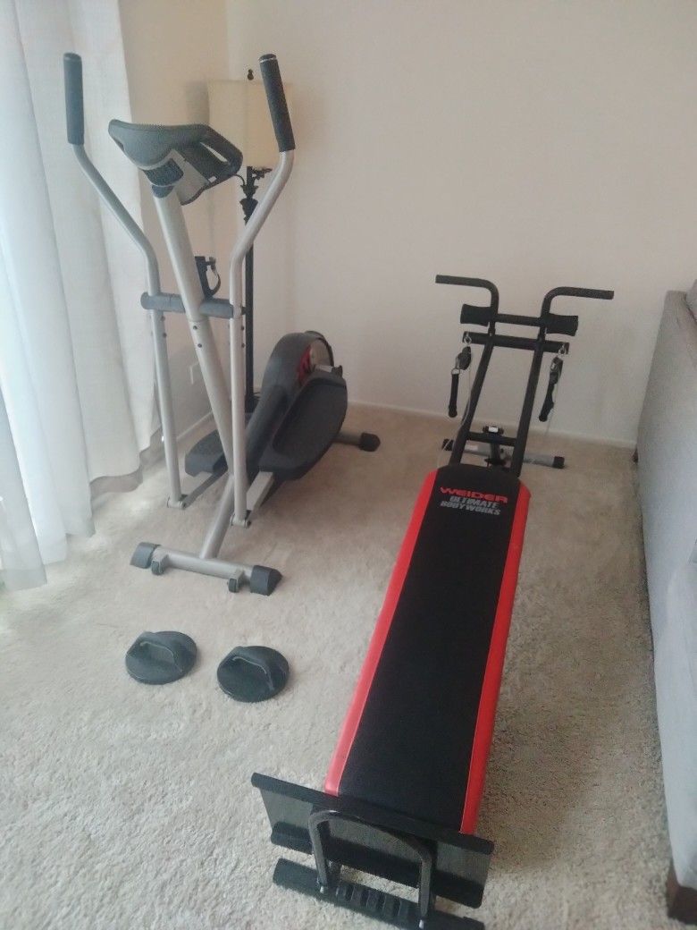 Exercise Equipments All On Picture $100