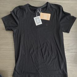 On t-shirt