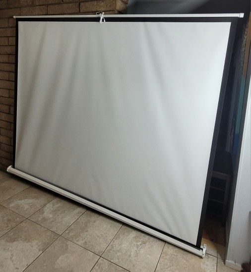 120" Manuel Pull Down Projector Screen