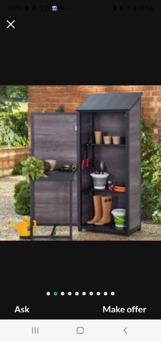Great Tool Shed Or  For Extra Storage (NEW In A Box 
