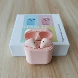 TWS Wireless Earbuds, Bluetooth Pink