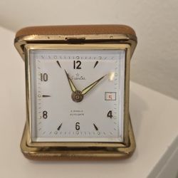 Vintage Starlet 2 Jewels Auto Date Folding Alarm Clock