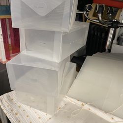 shoe boxes