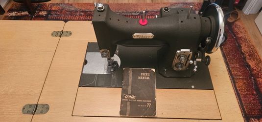 White brand- antique Series 77 Electric Sewing Machine