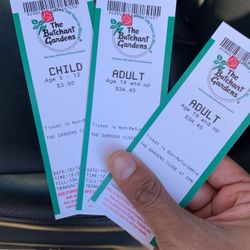 Buchart Gardens Ticket 