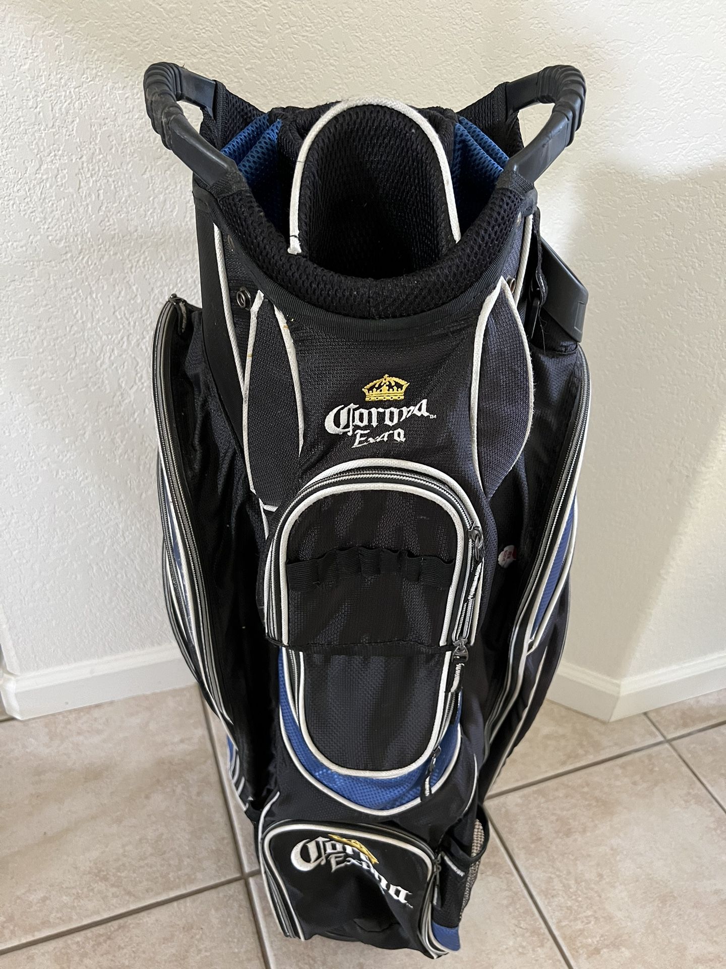  Golf Bag Corona Extra 14-Way Divider - Zippers Work - Beautiful Condition