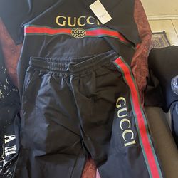 Gucci Jumpsuit Short & Shirt / Gucci Jeans / Gucci Wallet