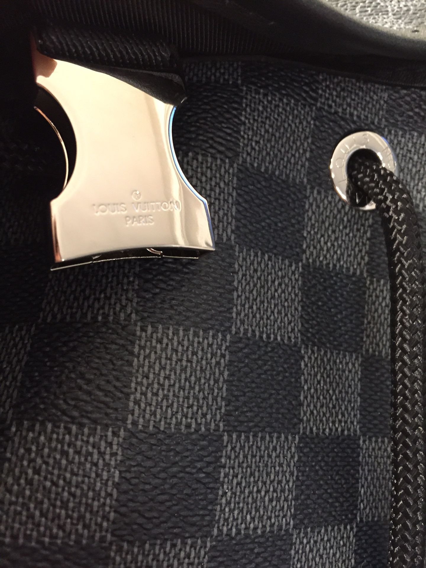 Zack cloth bag Louis Vuitton Black in Cloth - 11361197