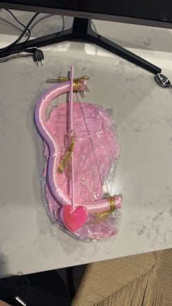 Pink Cupid wings and bow