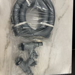 Frienda 2 Set Pool Hose Adapter for Above Ground Swimming Pool with 1.5" Diameter Pool Pump Hose Pool Replacement Parts with Plunger Valve and Pool Pi