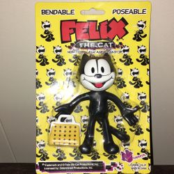 NJ Croce Bendable Poseable Felix The Cat With His Magic Bag Of Tricks