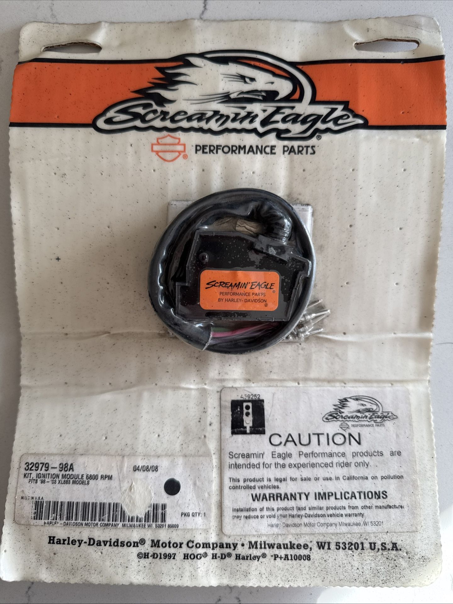 Screaming Eagle Ignition Module 32979–98A For Harley Davidson XL883