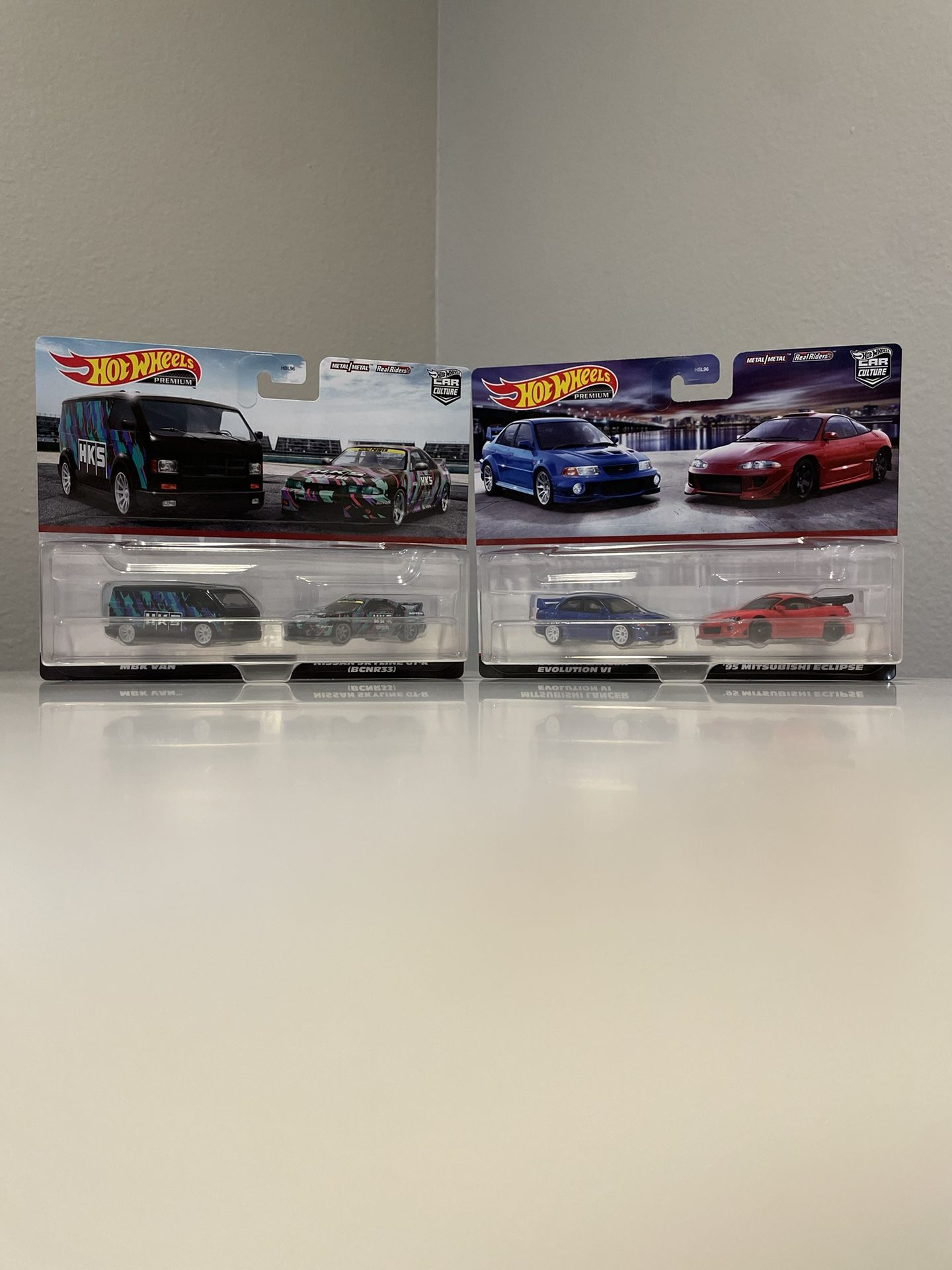 Hot Wheels Premium Car Culture (HKS & Mitsubishi 2 Pack)