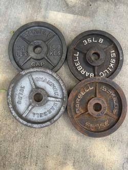 140lb of weights