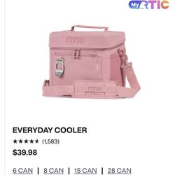 NEW! Rtic Cooler Pink 28 Can Capacity