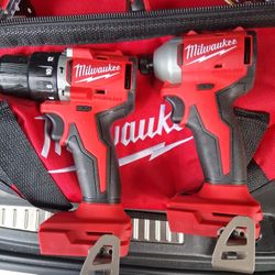 Milwaukee M18 Brushless Drill And Impact $75 Ea.