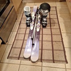 142cm K2 Skis Nordica Boots 24.5 Helmet And Poles