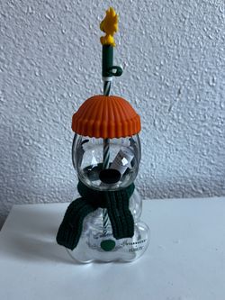 Starbucks Snoopy Glass Cup