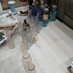 Rare Vintage Glass Bottles