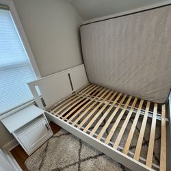 Bedroom Set (Bed Frame, Mattress, Nightstand)