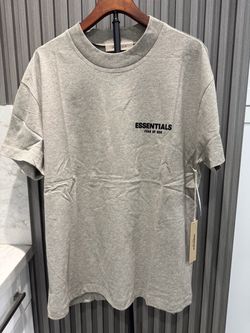 Essentials Fear Of God Dark Oatmeal T Shirt XL