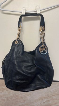 Michael Kors Black Leather Hobo Bag