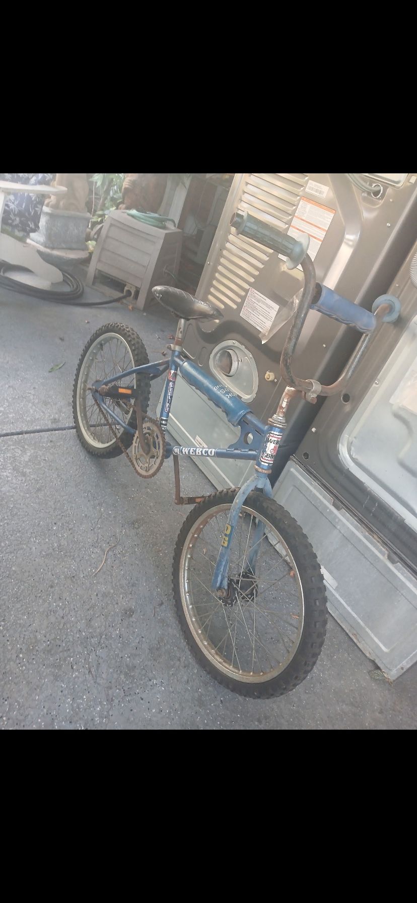 1975 WEBCO TEAM REPLICA survivor BMX BLUE