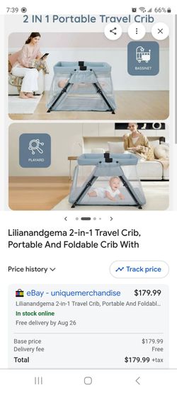 Lillian & Gemma 2 in 1 Travel Crib