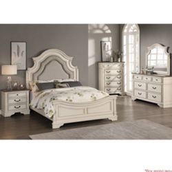 Beautiful King Size Complete Bedroom Set. Mattress Sold Separately 