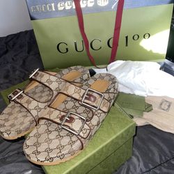 Men’s AUTHENTIC Gucci Slide Sandals Size 10