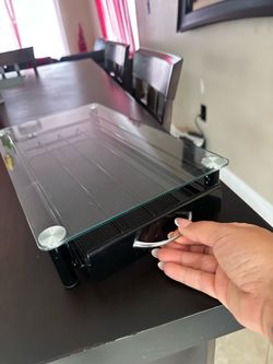 ✨ Organizador de café y accesorios con gaveta de vidrio