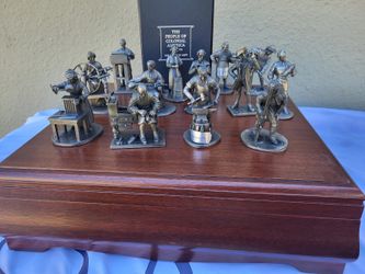 Vintage Franklin Mint 1974 Pewter “People Of Colonial America”, 