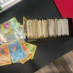 Common Base Set 1990 Card Collection Non Hollow Rares With Japanese 1990 Pocket Monster Cards Too